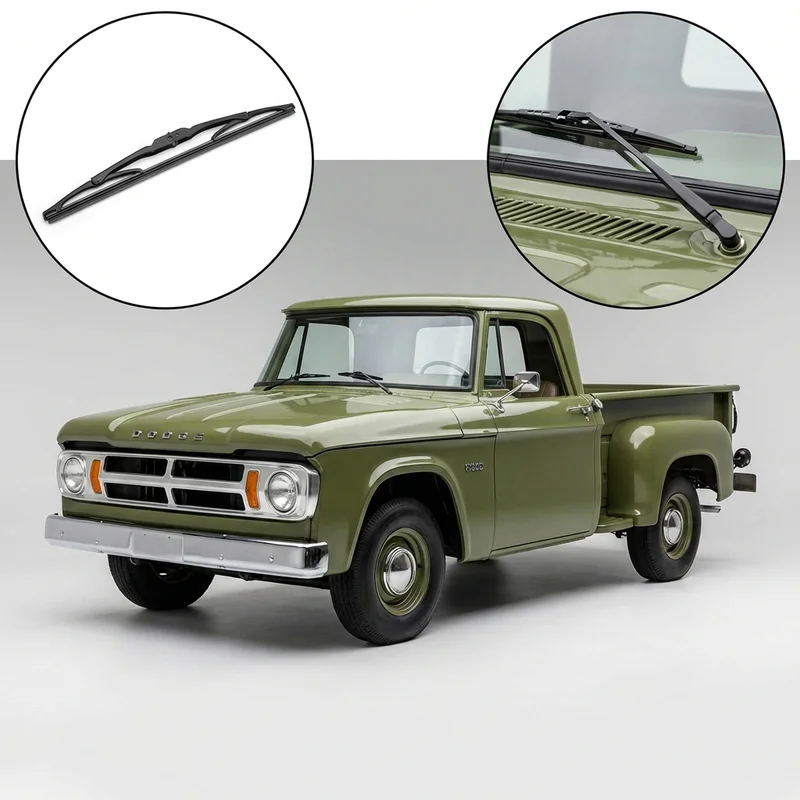 Driver Side Wiper Blade for Dodge W300 Pickup (1969 - 1974) - 1